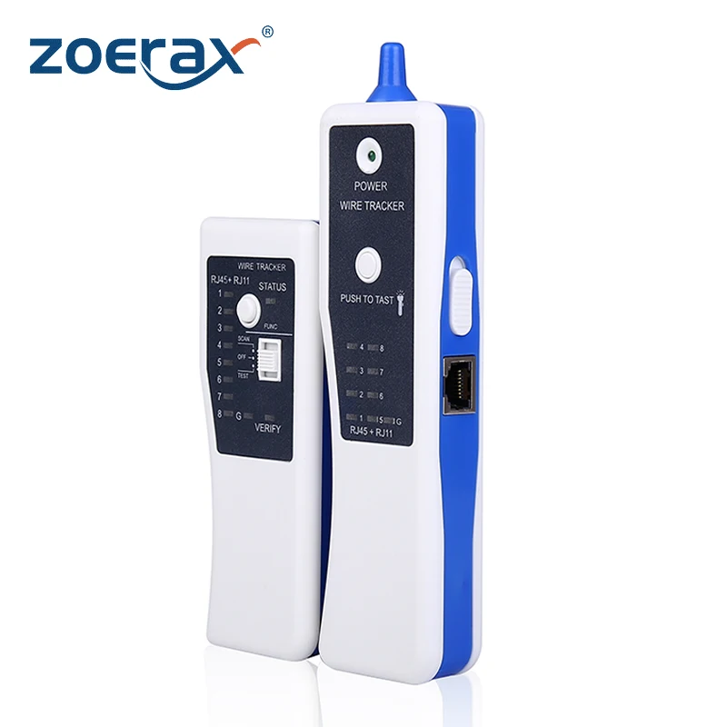 Zoerax RJ11 RJ45 CAT5 CAT5 CAT6 TELEFÓN DIGITÁLNE Tracker DIGITÁLNE SIGNATION ETHERNET LAN Network kábel