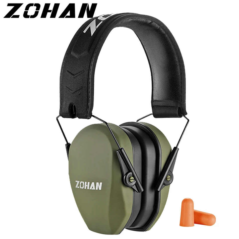 Zohan Ochrana sluchu Earmuffs Streľba pasívnych zvukovo odolných obrancov Slim Headset NRR 27 dB Ear Defense Supplies na streľbu