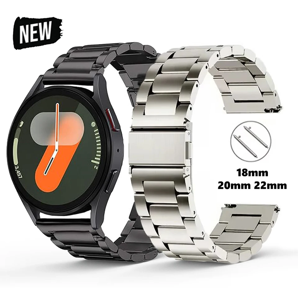 Zohatinný pás pre Huawei Watch GT5 Pro 42 46 mm GR4 41 mm kovový náramok pre Samsung Galaxy 7 6 5 4 Classic Strap for Seiko