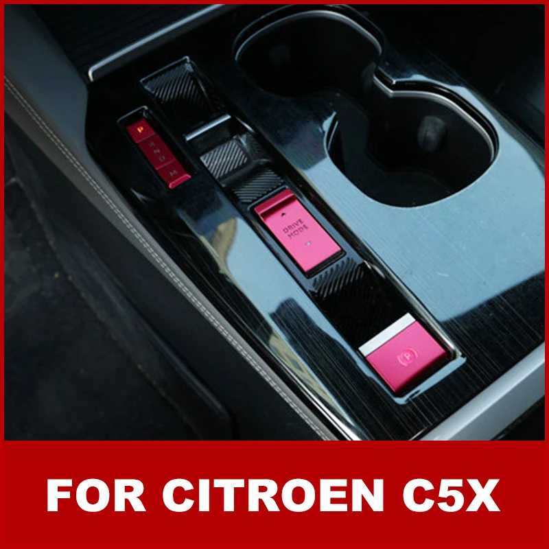 Zohaštená oceľová radnica s radením na gombíky Tink Tink Tink Automatické dekorácie príslušenstvo pre Citroen C5X 2022 2023