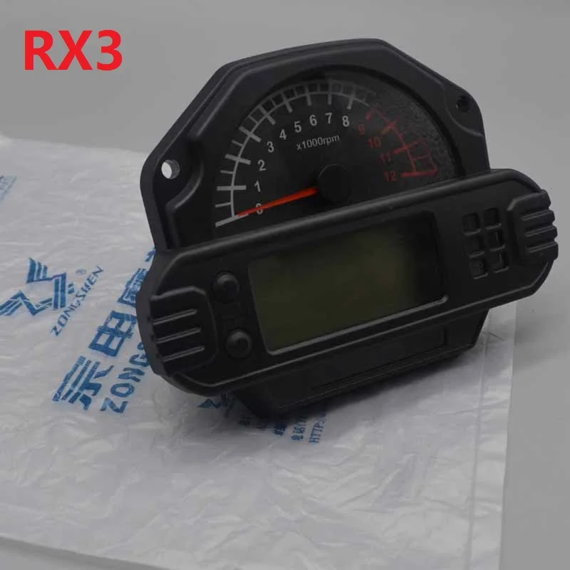 Zongshen ZS250GY-3 RX3 250GY Motorcycle Schadometra Snímka snímača snímača snímača klaugov klastrový tachometer LED Doprava zdarma