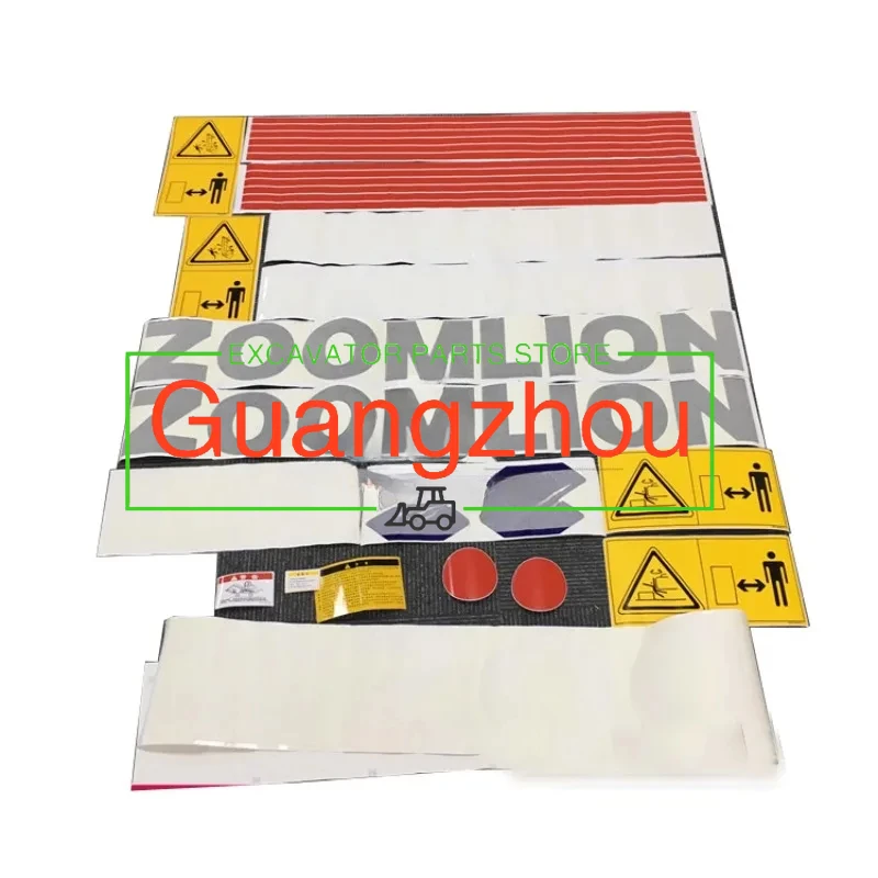 Zoomlion Excavator Parts Ze60 70 80 90 200 210 220 230 240E Celú nálepku
