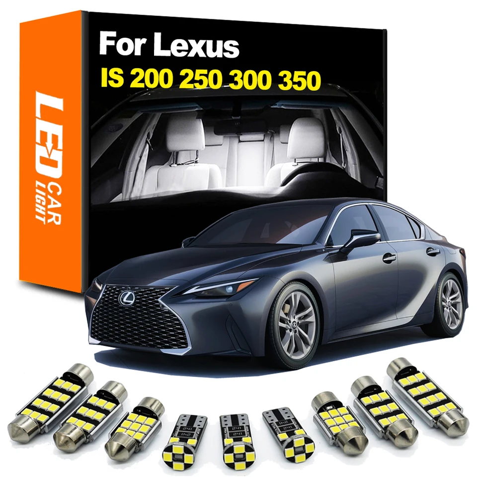 Zoomsee Interior LED pre Lexus IS 200 250 300 350 F 200T IS200 IS250 IS300 IS350 ISF IS200T 2001-2018 CANBUS SVETLO VOZIDLA