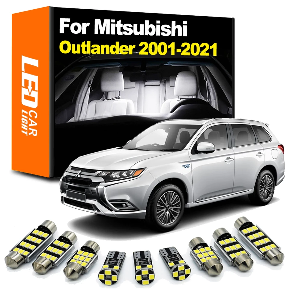 Zoomsee interiér LED pre Mitsubishi Outlander 1 2 3 I III 2001-2017 2018 2019 2020 2021