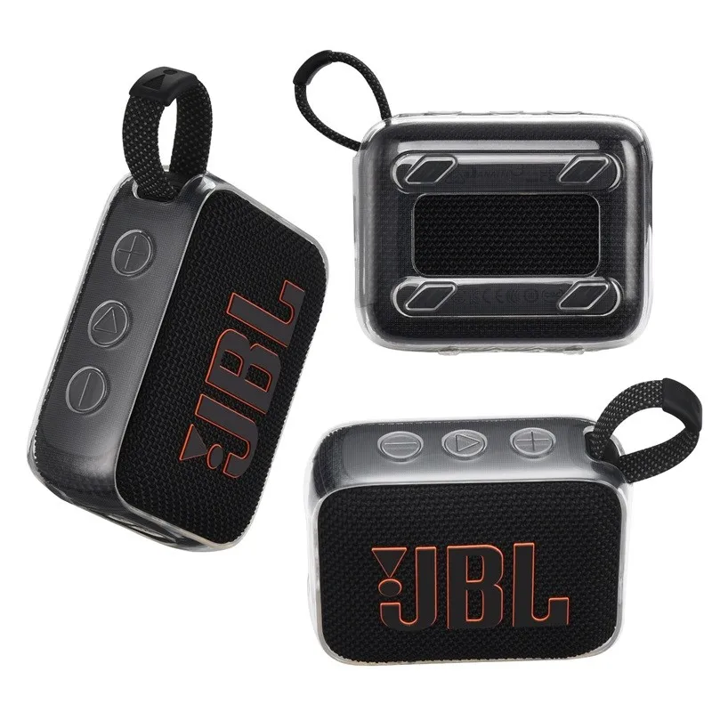 Zoprore cestovné vonkajšie ochranné TPU Stand Up Carsing puzdro pre JBL Go 4 Prenosný vodotesný reproduktor Bluetooth
