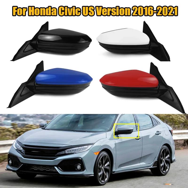Zostava 5-vodičového/7-vodičového spätného zrkadla pre Honda Civic 2016 2017 2018 2019 2020