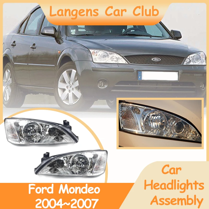 Zostava automobilov pre Ford Mondeo 2004 ~ 2007 Hmlové svetlá mapa Halogénové lampy Halogénové lampy Vodič doľava doprava LED príslušenstvo.