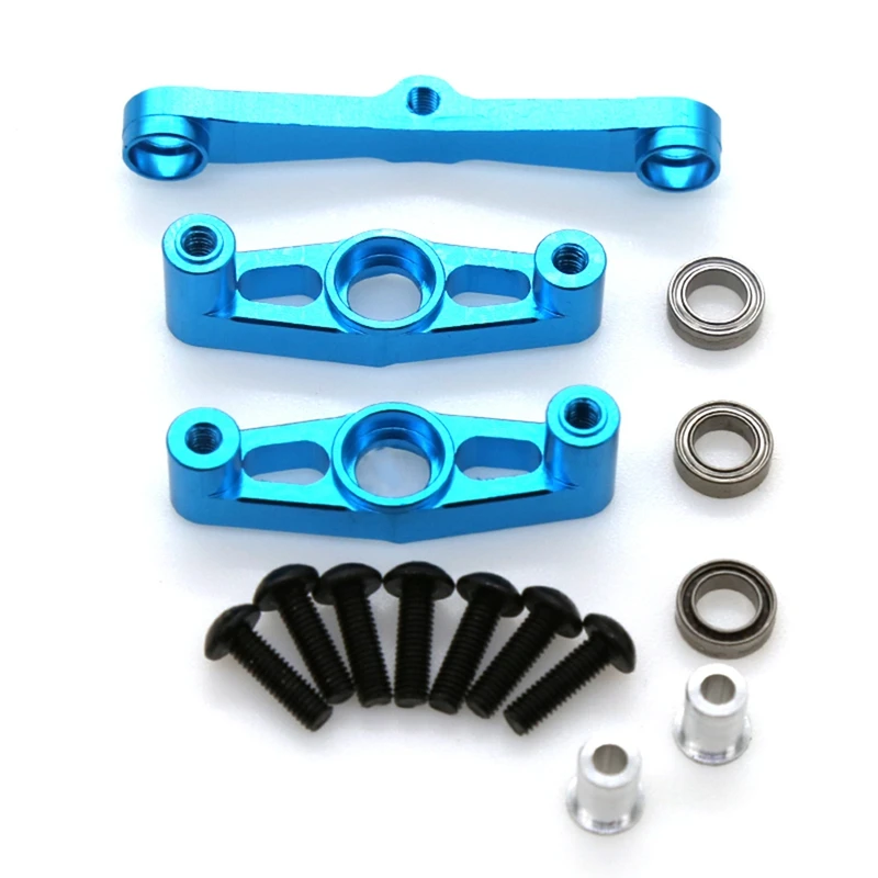 Zostava kovového riadenia s ložiskom pre TAMIYA TT02 TT-02 1/10 RC ČASOVÉ ČASŤ