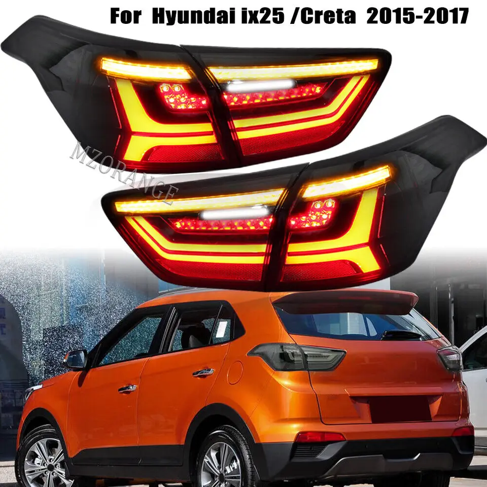Zostava LED chvostového svetla pre Hyundai IX25 Creta 2015-2019 Štart Animation Dynamic Lamp Adsess