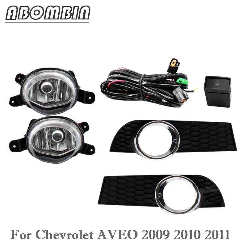Zostava prednej hmly Halogénové svetlo predného nárazníka s zapojením a spínačom pre Chevrolet Aveo 2009 2010 2011