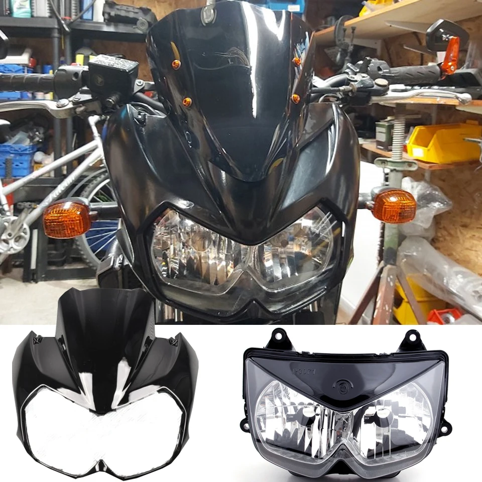 Zostava predného svetlometu o motocykli Zostava svetla hlavy pre hlavu pre Kawasaki Z750 04 05 2006 Z 750 Z 750 Nos Horná kapotážová kryt