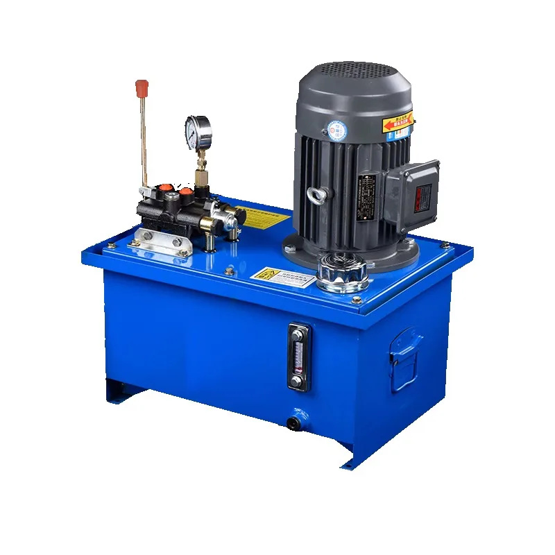 Zostava systému hydraulických staníc Malé elektrické hydraulické olejové čerpadlo Manuál zdvíhacie hydraulický lis