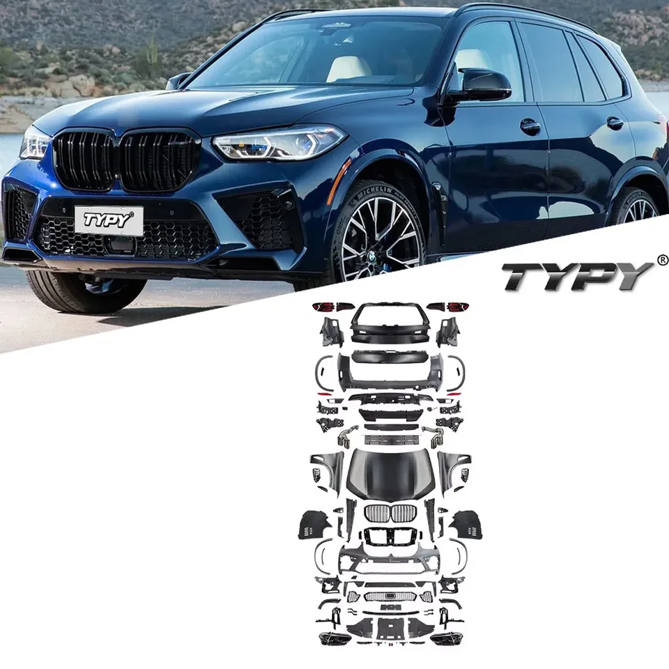 Zostava Typy CAR Styling BodyKit pre BMW X5 E70 BodyKit Upgrade upravená na nové súpravy BMW G05 X5M Styling Body