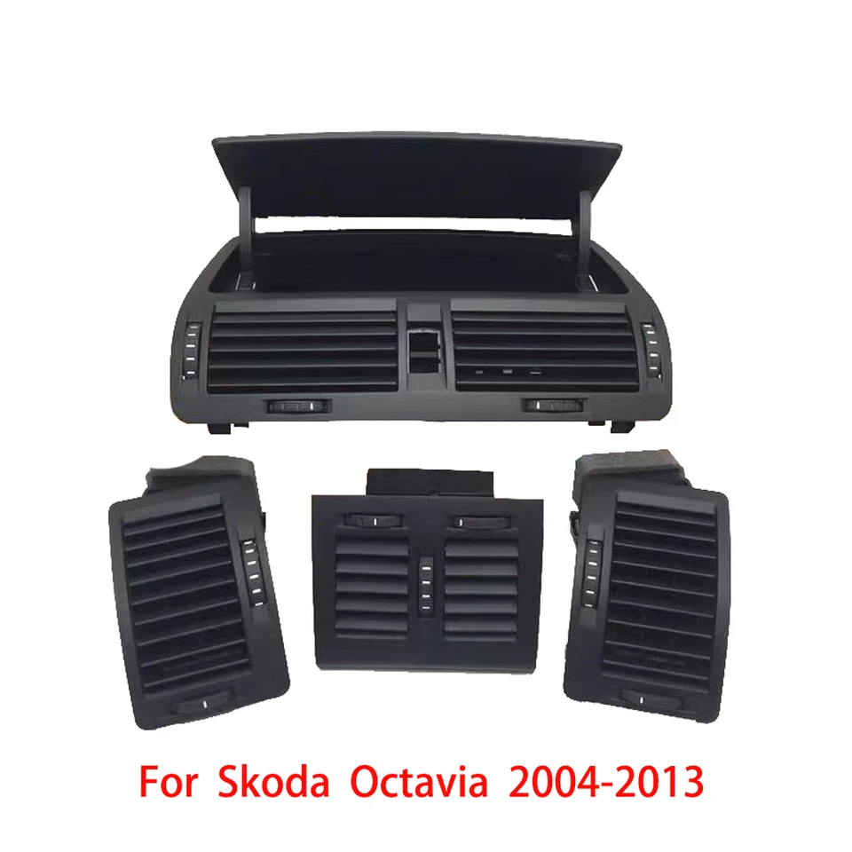 Zostava zadnej klimatizácie prednej prístrojovej dosky Zostava Venku mriežky pre Skoty Octavia 2004-2014