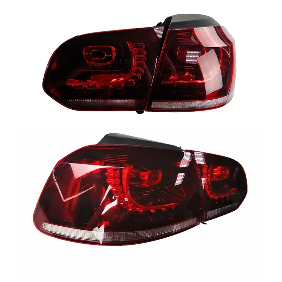 Zostava zadnej žiarovky Auto LED LED zadná žiarovka 4ks pre Volkswagen VW Golf 6 BRKZY ZADARMO ZADNUTIE SIGLE SIGNAL