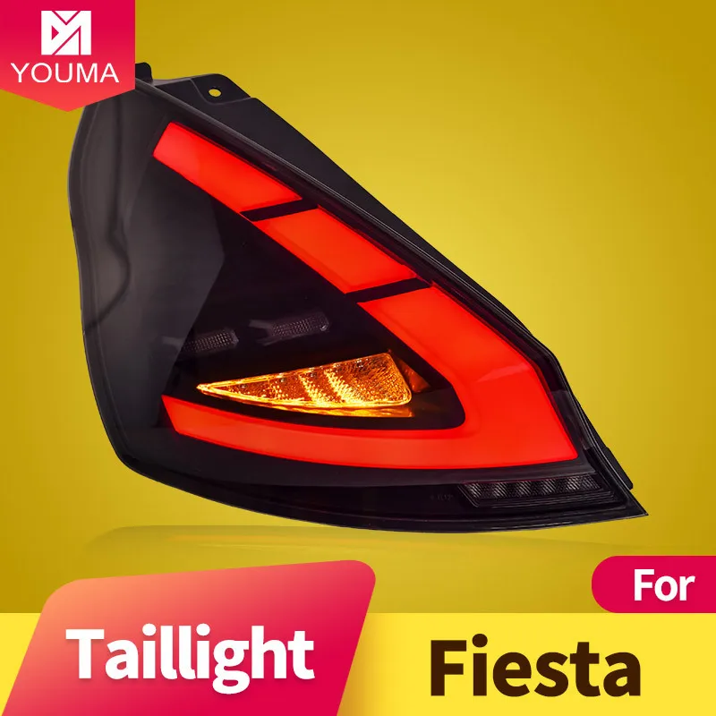 Zostava zadných svetiel pre Ford Fiesta 2009-2015 LED dióda LED LED LED LED svetlo LED LED dióda LED SIGNIGENTÁLNE SIGNAL LED Reverzné svetlo