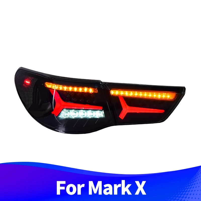Zostava zadných svetiel pre Toyota Mark X 2010-2013 REIZ LED LED LED dióda LED SEKTÍVNA SIGNÁLNA SIGNAL LED LED LED LED Reverzné svetlo