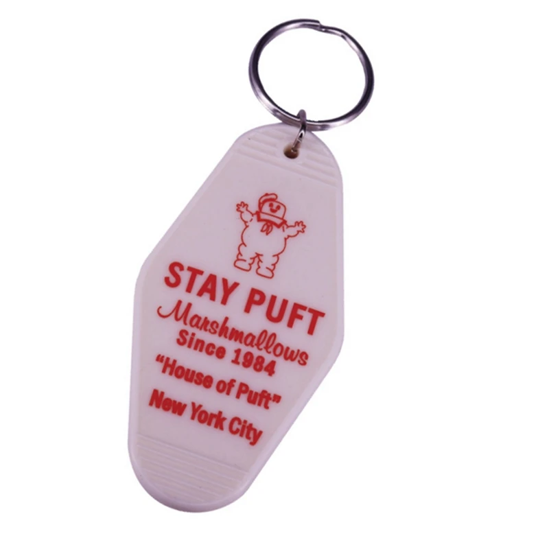 Zostaňte Puft ManshMallows House of Puft New York City Keychain Keyring Tag Tag Key Reťazce Hotel Office Fanúšikov
