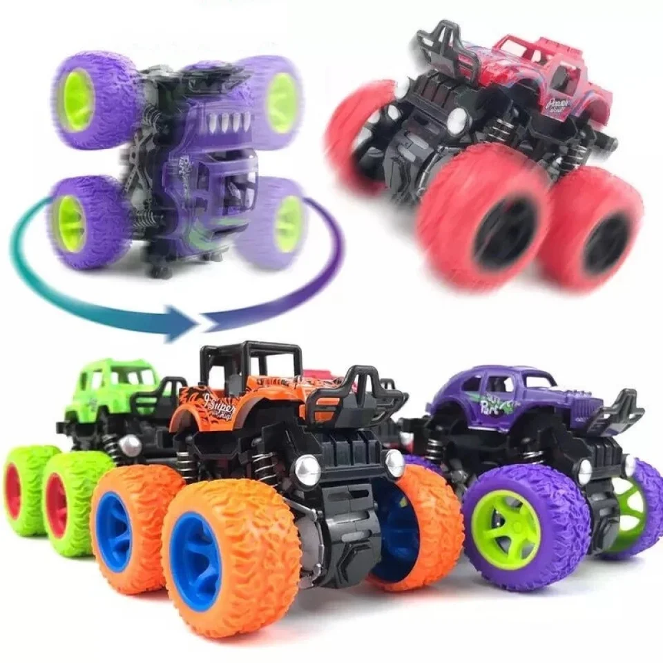 Zotrvačnosť Car Mini Monster Truck so štyrmi koliesovými vozidlami Hnacie vozidlo Odprevokor
