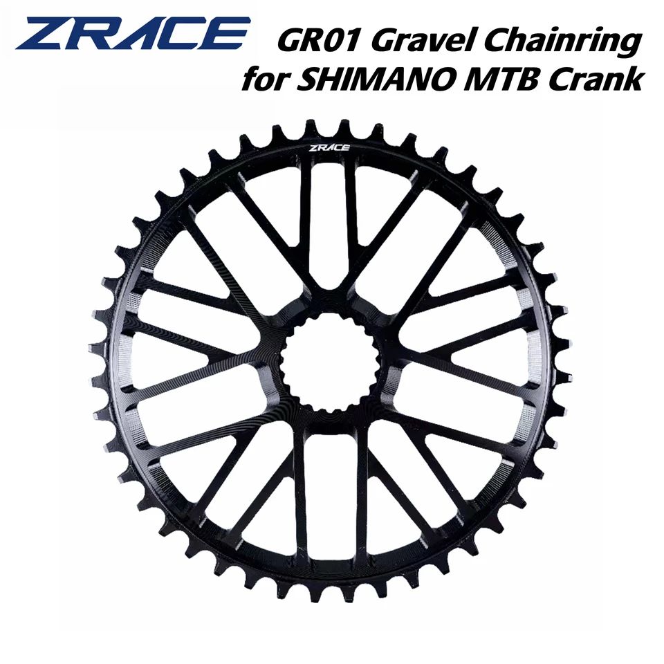 ZRACE GR01 GRAVE / MTB RASICRING, 40T 42T 44T, pre Shimano M9100 / M8100 / M7100 / M6100 / MT900 CRANK