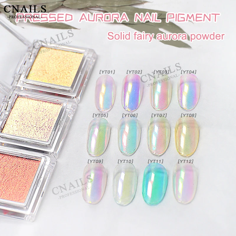 Zrkadlo masívny nechtový prášok Pigment DIY Trením na nechtových umení trblietavý prachový chróm chróm Aurora Sparkly manikúrové dekorácie nechtov Ongles