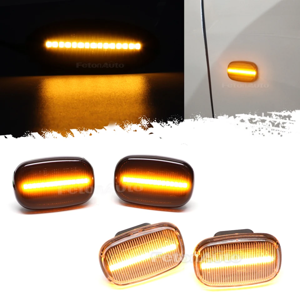 Zrkadlová lampa pre Toyota Corolla C4 Camry Avensis celica Rav4 Grand Picasso Side Marker Svetlá Dynamický ukazovateľ signálu Turn Signal Lamp Indikátor