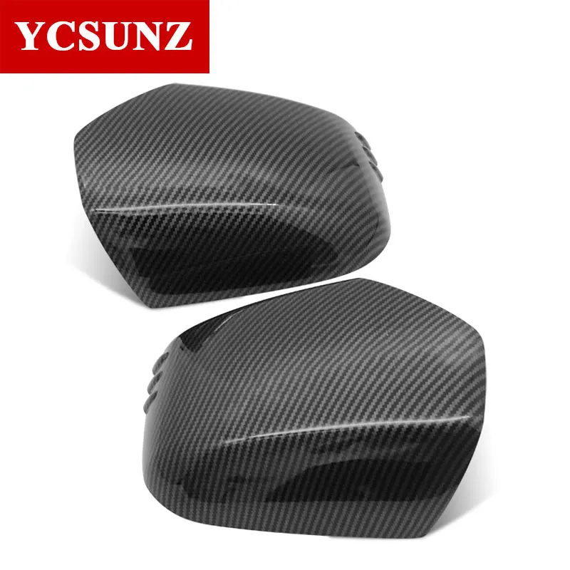 Zrkadlové krytie pre Mitsubishi L200 Triton 2006 2007 2008 2009 2010 2012 2012 2013 2014 Doplnky Dvojitá kabína Čierna uhlíková vlákna