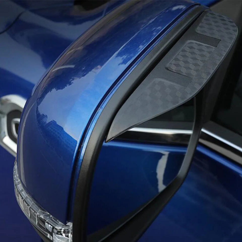 Zrkadlá na zadné zobrazenie automobilu Dažďové obočie Shield Shield Sun Visor tieňový rám pre Mitsubishi Outlander 2016 2017 2018 2019 2020 2021