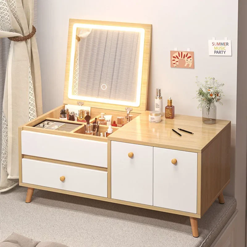 Zrkadlá zásuvka na toaletný stolík Organizátor LED Things Things toaletný stol