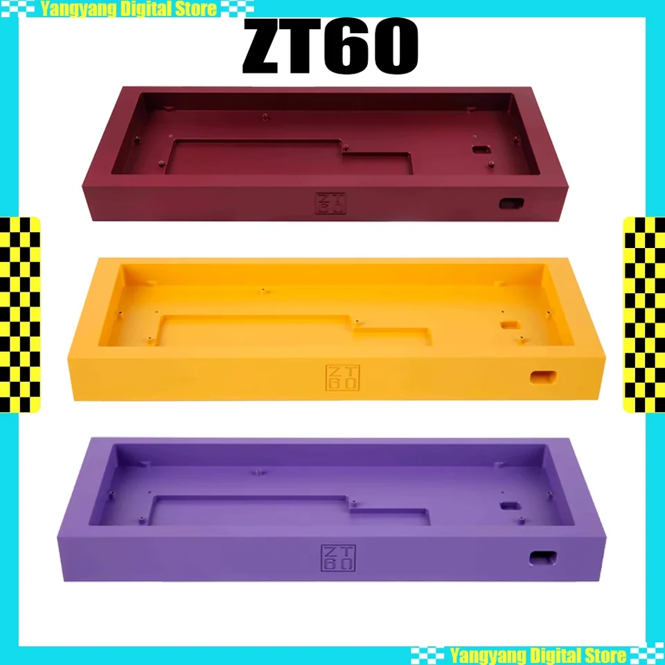 ZT60 Prispôsobená klávesnica súprava na klávesnicu hliníkovú zliatinu Mechanickú klávesnicu pre Wooting 60HE GH60 HM66 Klávesnica 60% PC GAMER GICTS