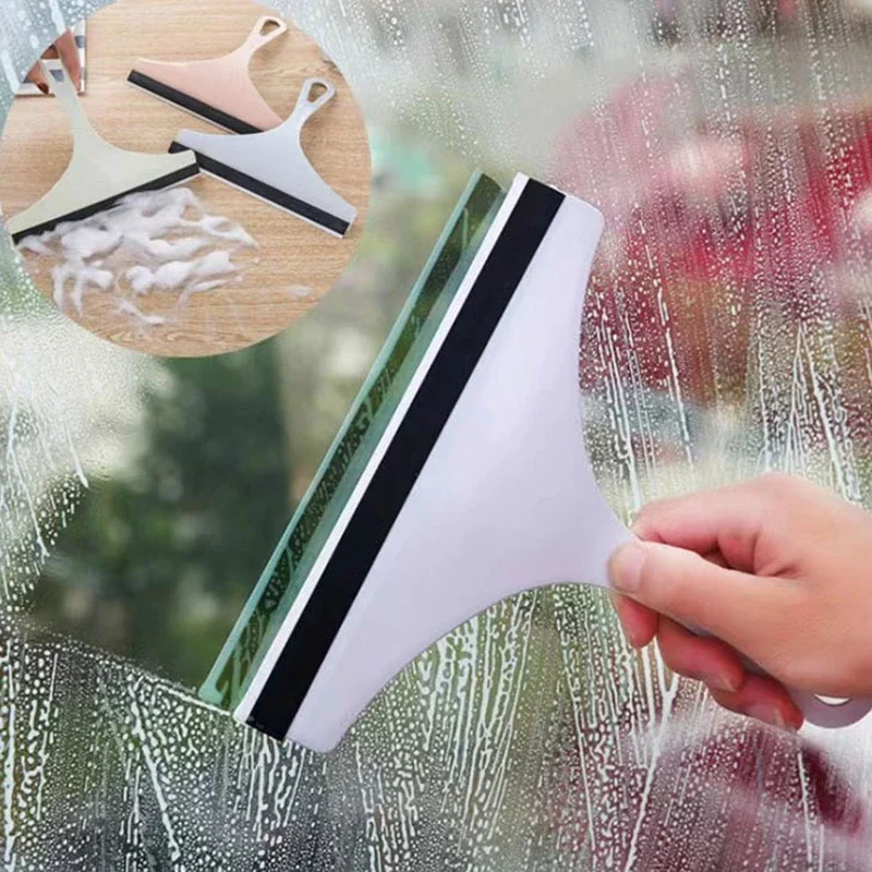 Ztieračka pre domáce sklo, mäkké gumové čistenie okien typu T, pre kúpeľňu, dlaždice, podlahu, zrkadlové čistenie ruky, 1kcs