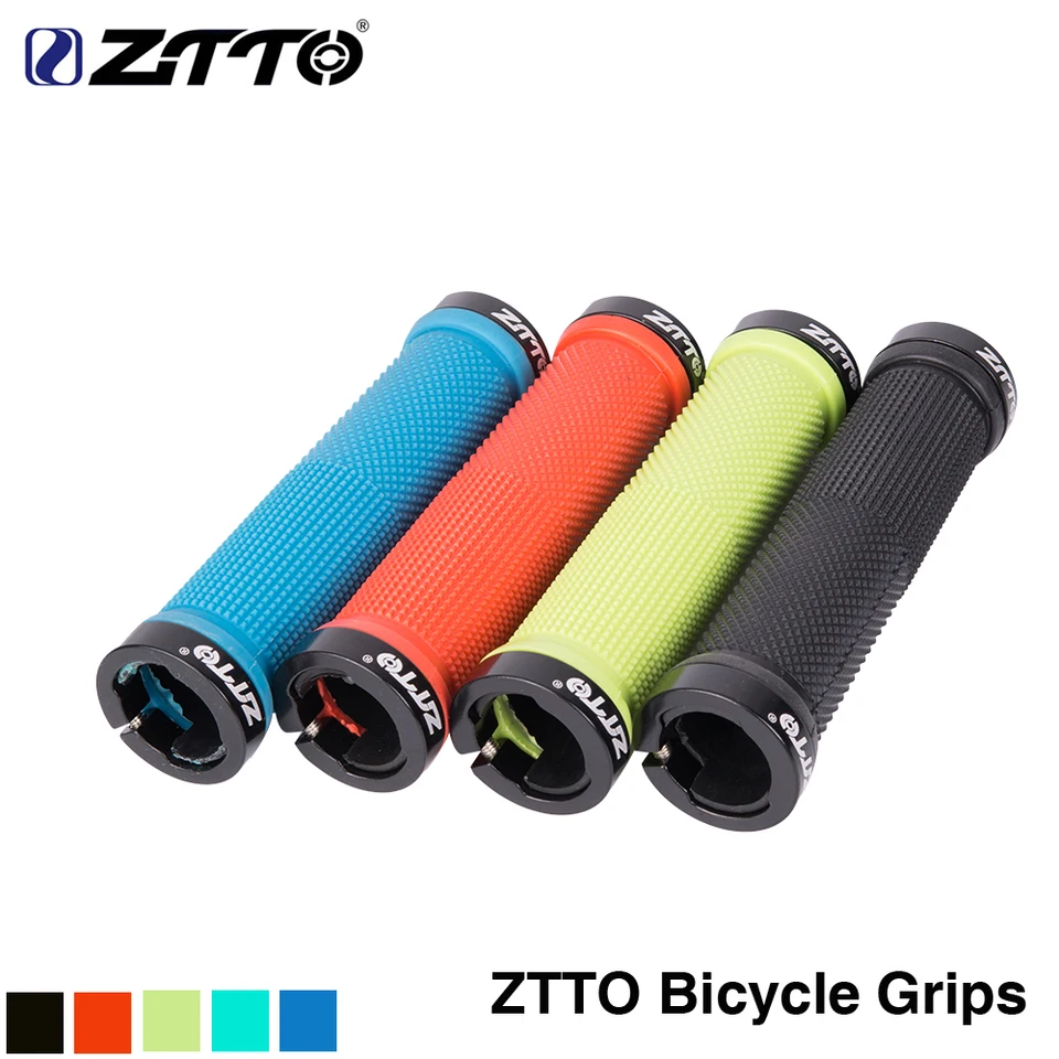 Ztto 1 pár MTB Cyklovanie Cycling Lockable Ruck Grip Anti Slip Grips pre skladacie rukoväte na rukovätá rukavica