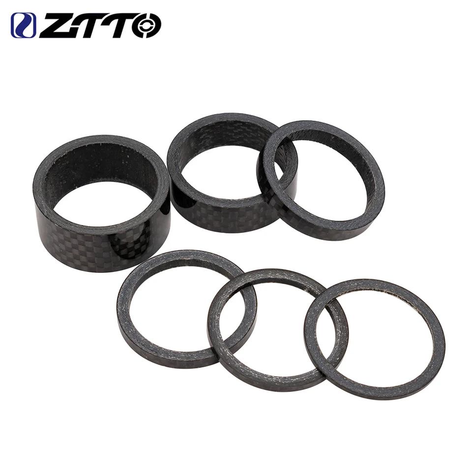 Ztto 5ks Ultralight Ultralight Unight Washer Mountain Road Bike Washpers Spicer Gasket Titul náhlavná súprava 1/2/3/5/10/15 mm