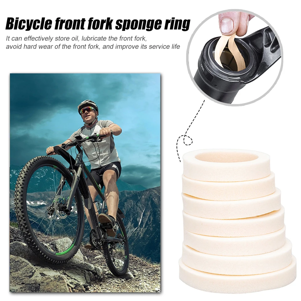 Ztto Mtb Bicycle Shock Tjsci prednej vidlice špongi kruhový mazanie olej Penu absorbujú tesnenie prachovo odolné v horských bicykloch