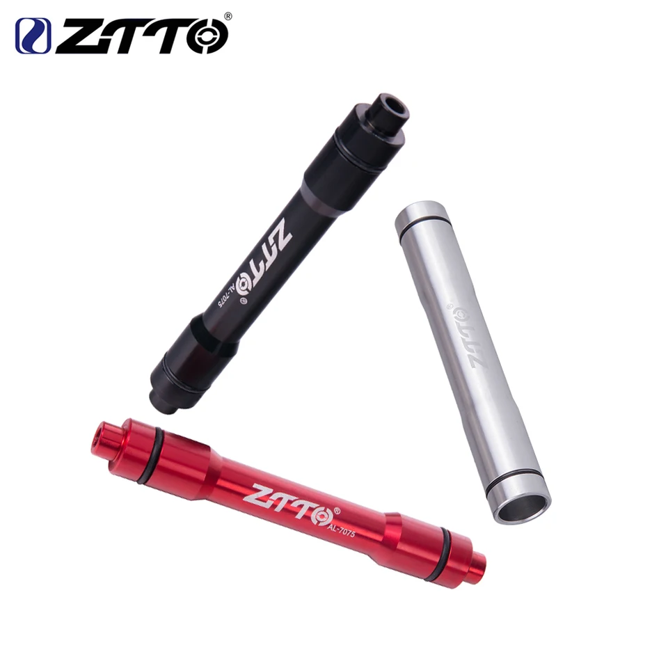 ZTTO MTB Cesta predného kolesa 15 mm až 9 mm QR špajle 15 mm až 12 mm cez adaptér nápravy 100x15 až 100x12 alebo 100x9