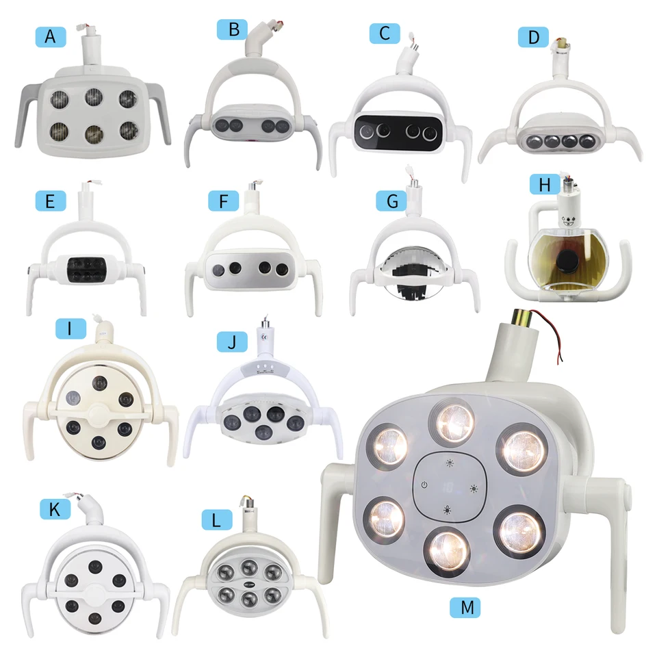 Zubná jednotka lampa LED lampa pre stomatologickú stoličku jednotka chirurgické osvetlenie tieňové lempy Lekárske nástroje pre ústne zuby