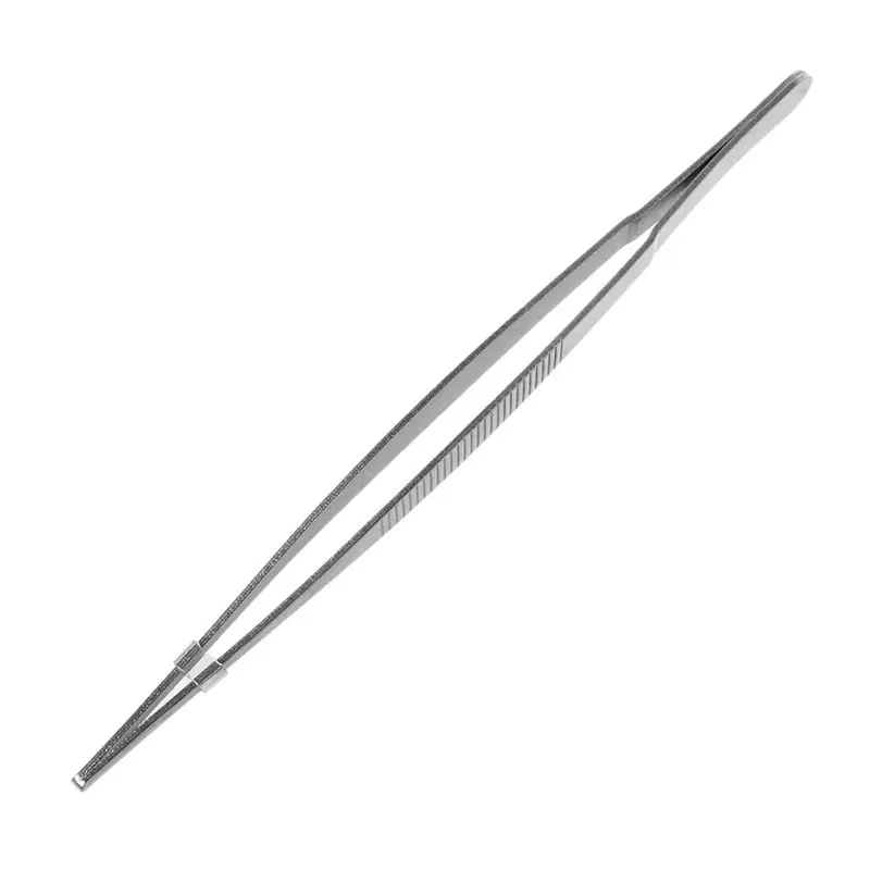 Zubné pinzety Grilovu z nehrdzavejúcej ocele Long Food Tongs Straight Domáca lekárska pinzerová záhrada Kuchyňa BBQ Tool 5 Veľkosti