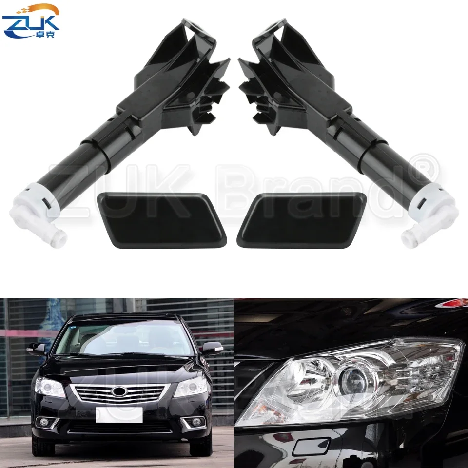 ZUK 4PCS/SET svetlometový svetlometový svetlometový kryt vodného postrekovača pre postrekovač pre Toyota Camry Aurion 2009 2011 2011