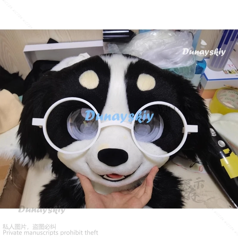Zvieracie okuliare Fursuit Príslušenstvo Kigurumi maska ​​Furry Only Okuliare REPS základňa Kig Halloween Kemono Fox Cat Dog Rabbit Okulia
