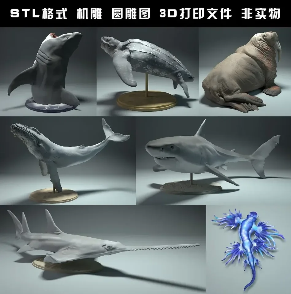 Zvieratá, ľadový medveď, takin, vlk, bizón, fret, králik, orol, kruhový rezbársky súbor STL, pre kreslenie modelu tlače CNC 3D