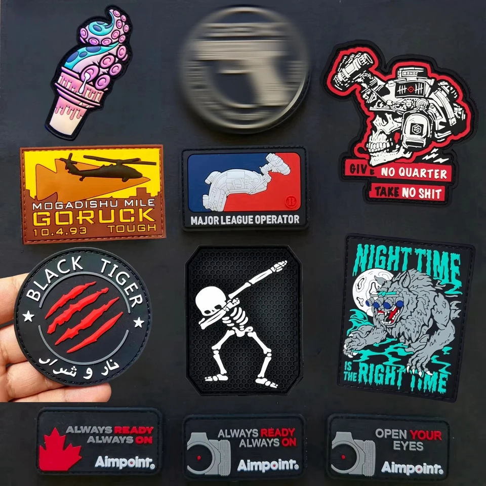 ZVIERKA NIGHT VISION Prístroj PVC Patches taktická morálka znak