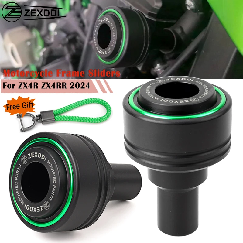 ZX-4R ZX-4RR Rámové posúvače zrážok pre chránenie pre kawasaki ZX4RR ZX4R ZX 4R 4RR 2024