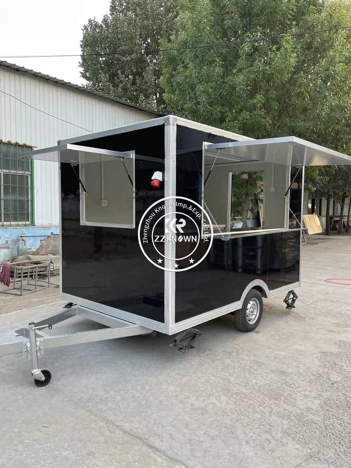 Zz Know Concession Food Trailer Taco Box Pizza Trailer Ice Cream BBQ Truck Trailer USA Schválené
