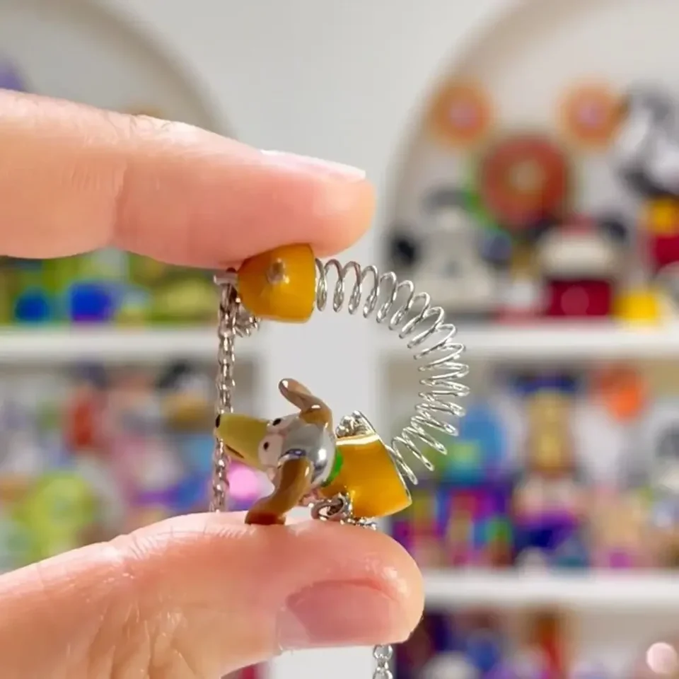Zábava pre deti Creative Slinky Dog Náhrdelník Cartoon Jednoduchý a prispôsobený roztomilý darček