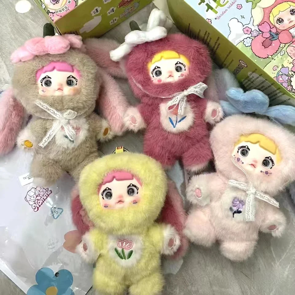 Záhadná skrinka predpredaj Nommi Garden Rabbit Series plyš slepá krabica anime akčná figúrka sladké krásne bábiky dekorácie dievčenské darčeky