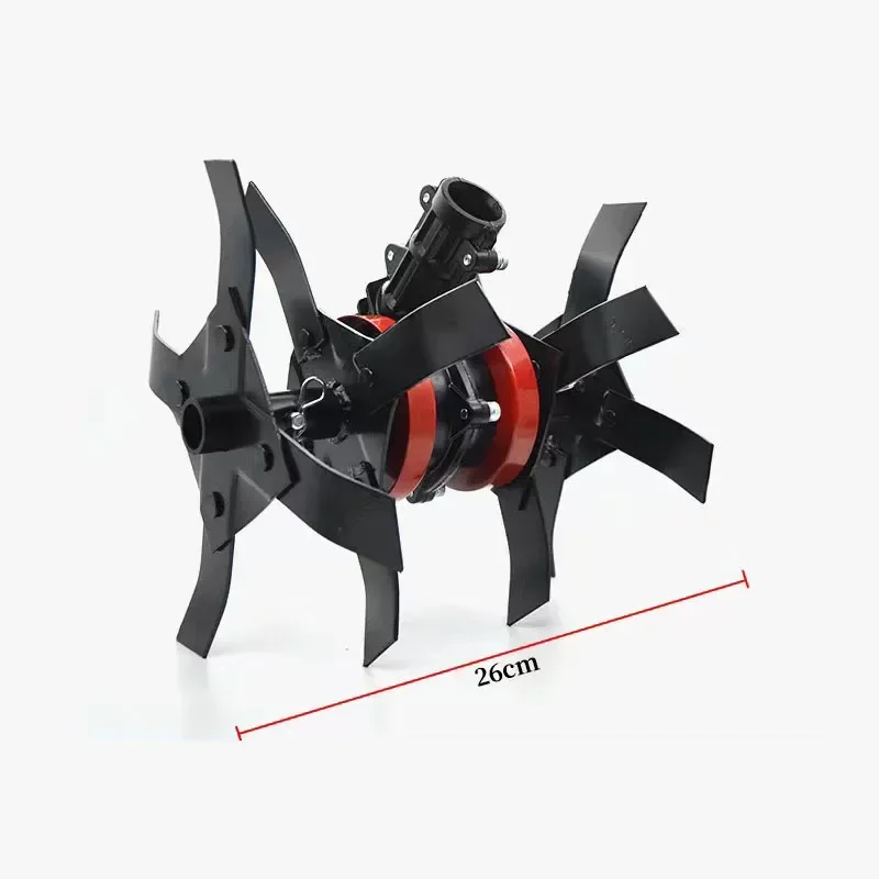 Záhradné náradie kefka Noža hlava trávnatých kolies, uvoľnená hlava, hlavu buriny, Mini Tiller Parts Garden Tiller Head, Kultivátor