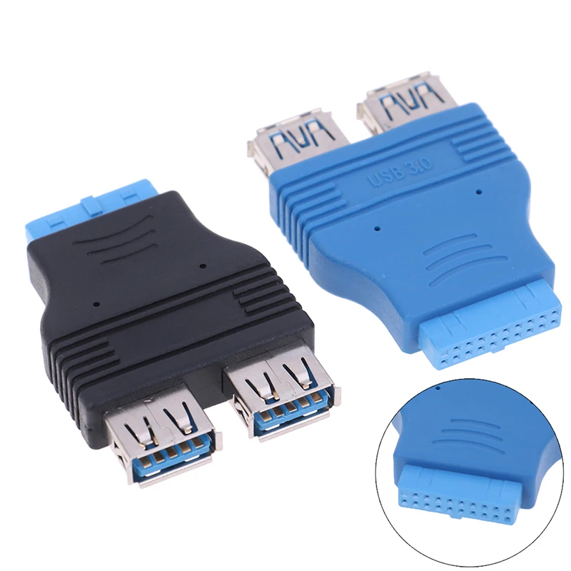 Základná doska 2 porty USB 3.0 Adaptéra konektorov s konektorom pre konektor 20 -PIN -CON -CONKET