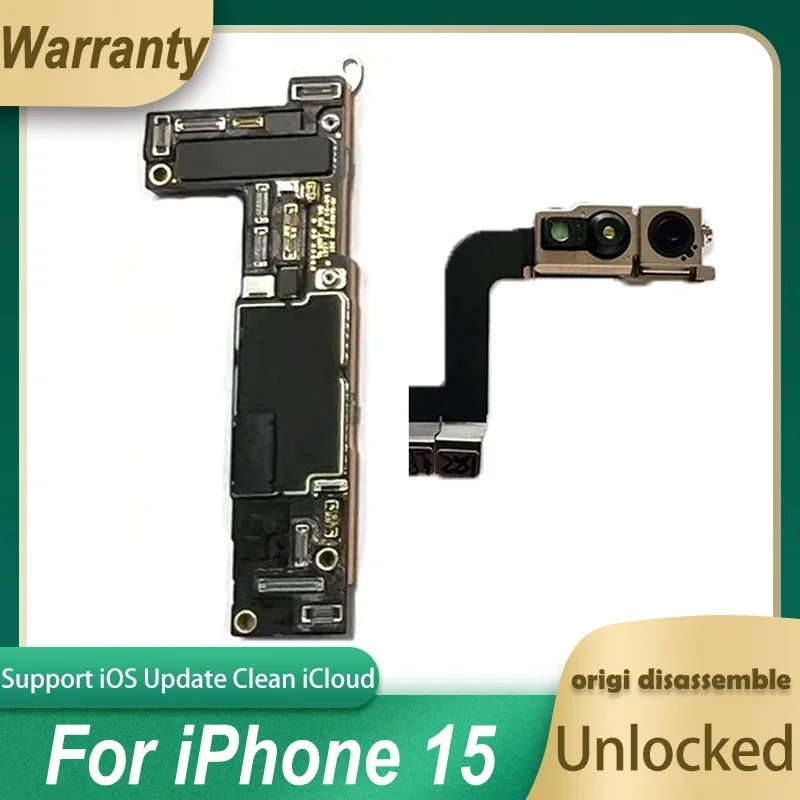 Základná doska pre iPhone 15 Čistá iCloud 512 GB hlavná doska so systémom 256 GB logickej dosky 128 GB úplná funkcia Podpora Aktualizácia