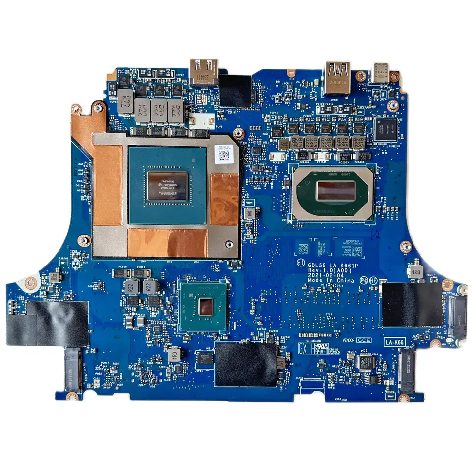 Základná doska pre notebook pre Dell G15 5510, CN-0H0F1D H0F1D LA-K661P hlavná doska pre I7-10870H GTX3060, 100% test OK