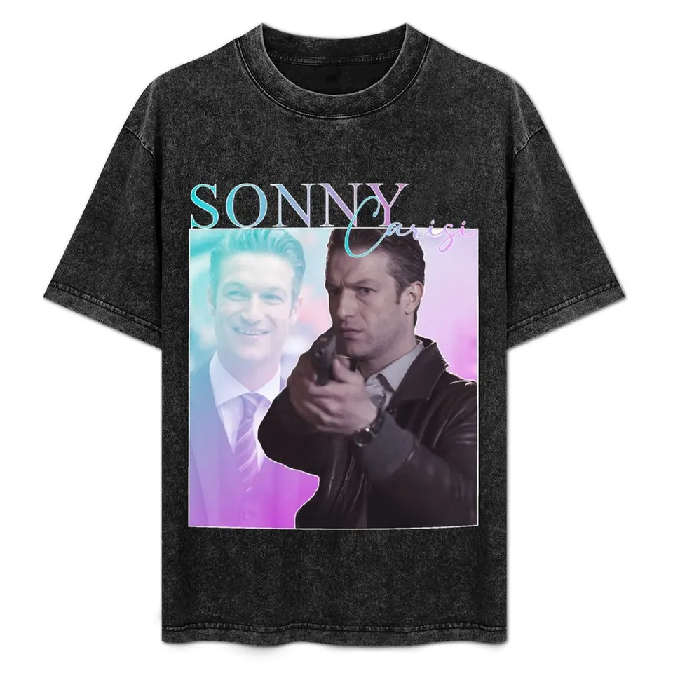 Zákon a objednávka svu sonny carisi-tričko retro tričko s rýchlym sušením